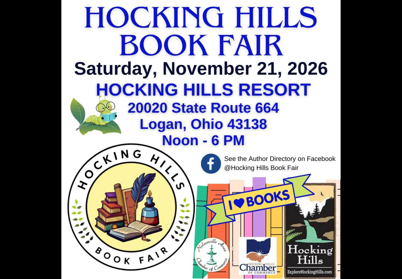 Anne Marie Lutz at the Hocking Hills Book Fair artwork